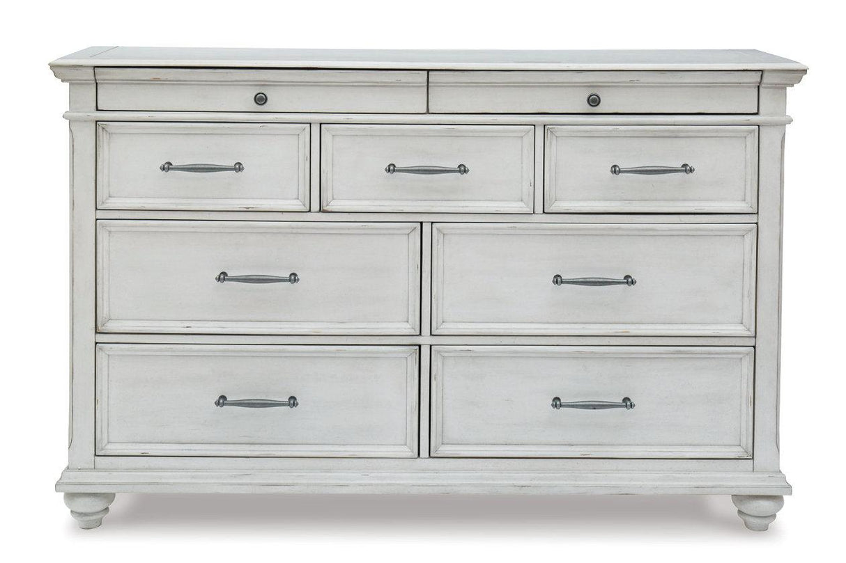Kanwyn Whitewash Dresser by Ashley at Eve Furniture
