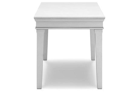 Kanwyn Whitewash Home Office Desk by Ashley at Eve Furniture