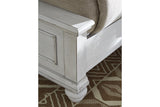 Kanwyn Whitewash Queen Panel Bed by Ashley at Eve Furniture