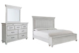 Kanwyn Whitewash Storage Panel Bedroom Set by Ashley at Eve Furniture
