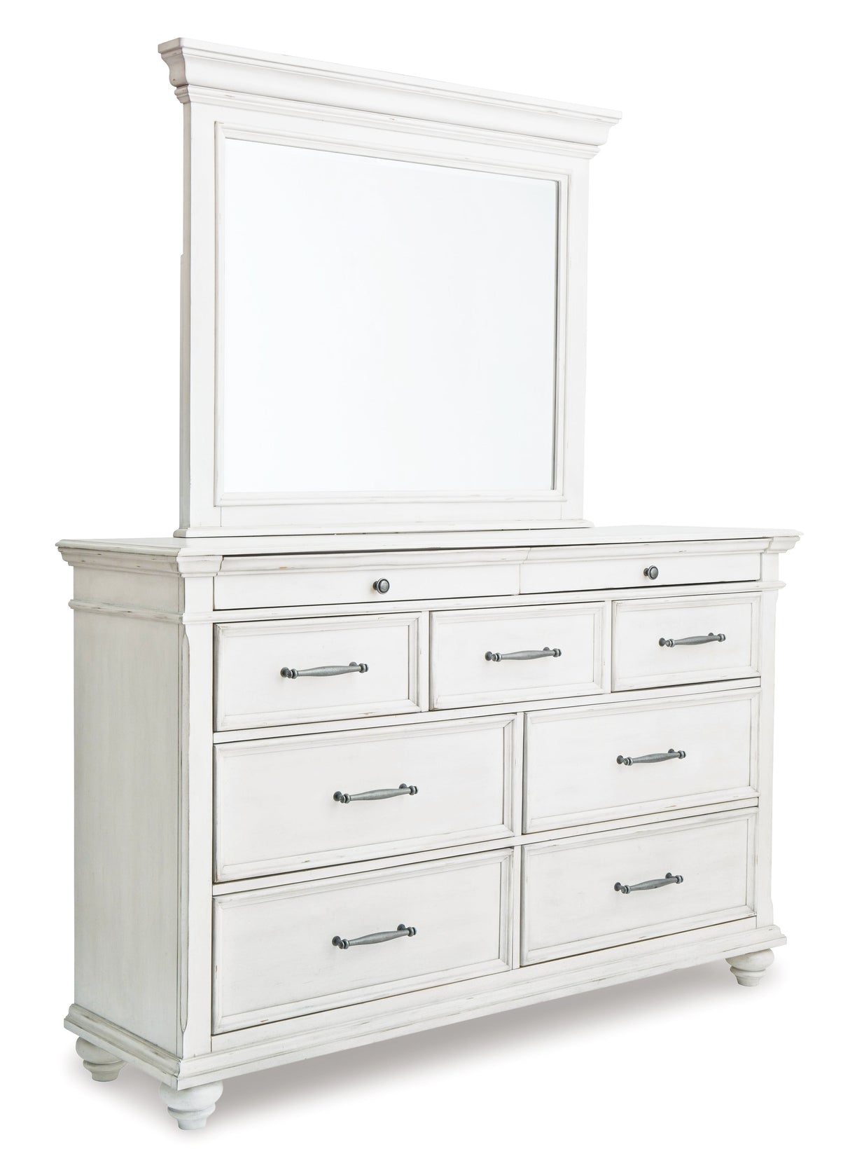 Kanwyn Whitewash Storage Panel Bedroom Set by Ashley at Eve Furniture