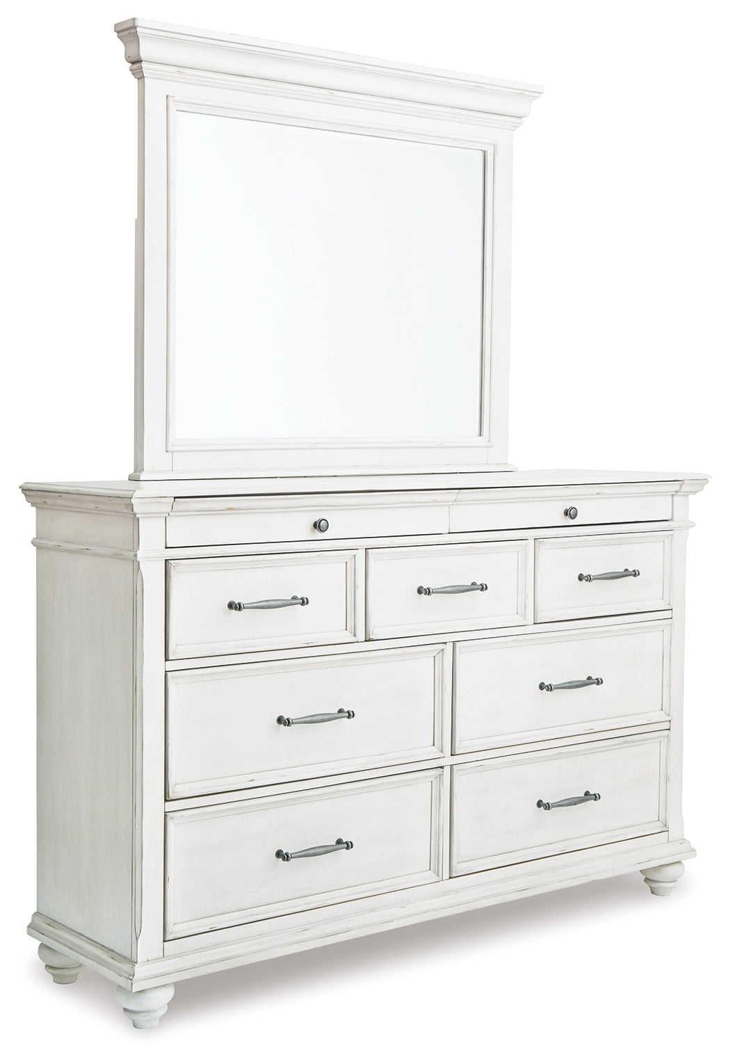 Kanwyn Whitewash Storage Panel Bedroom Set by Ashley at Eve Furniture