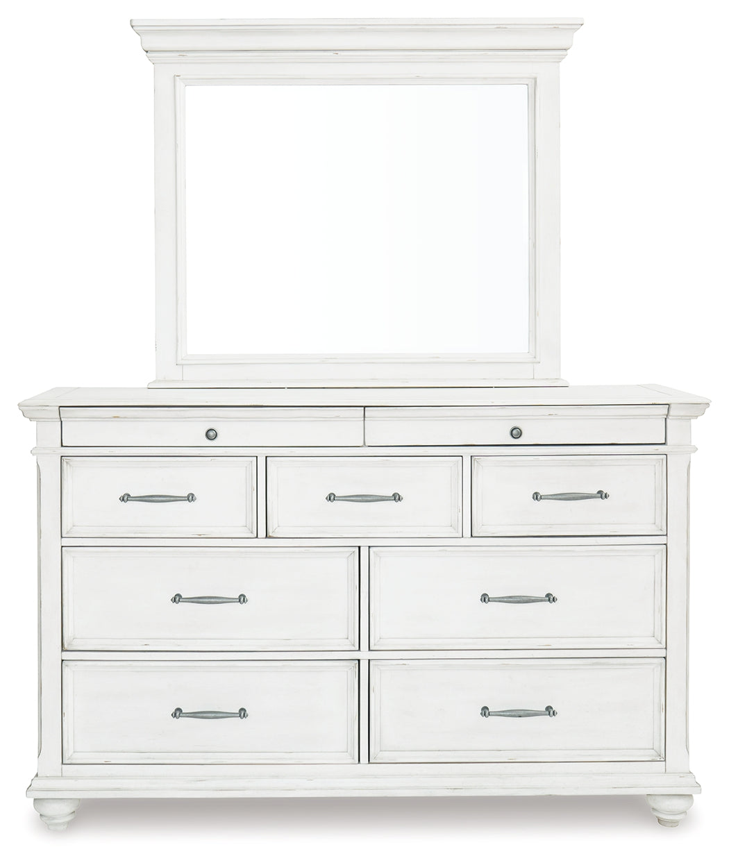 Kanwyn Whitewash Storage Panel Bedroom Set by Ashley at Eve Furniture