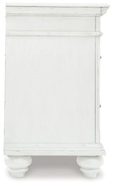 Kanwyn Whitewash Storage Panel Bedroom Set by Ashley at Eve Furniture