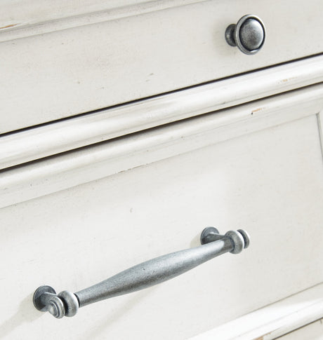Kanwyn Whitewash Storage Panel Bedroom Set by Ashley at Eve Furniture