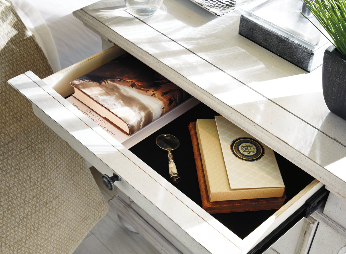 Kanwyn Whitewash Storage Panel Bedroom Set by Ashley at Eve Furniture