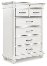 Kanwyn Whitewash Storage Panel Bedroom Set by Ashley at Eve Furniture