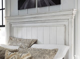 Kanwyn Whitewash Storage Panel Bedroom Set by Ashley at Eve Furniture