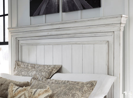 Kanwyn Whitewash Storage Panel Bedroom Set by Ashley at Eve Furniture