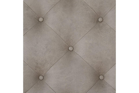 Kanwyn Whitewash Upholstered Ottoman Coffee Table by Ashley at Eve Furniture