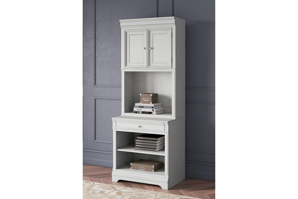 Kanwyn Whitewash Bookcase by Ashley at Eve Furniture