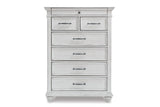 Kanwyn Whitewash Chest of Drawers by Ashley at Eve Furniture