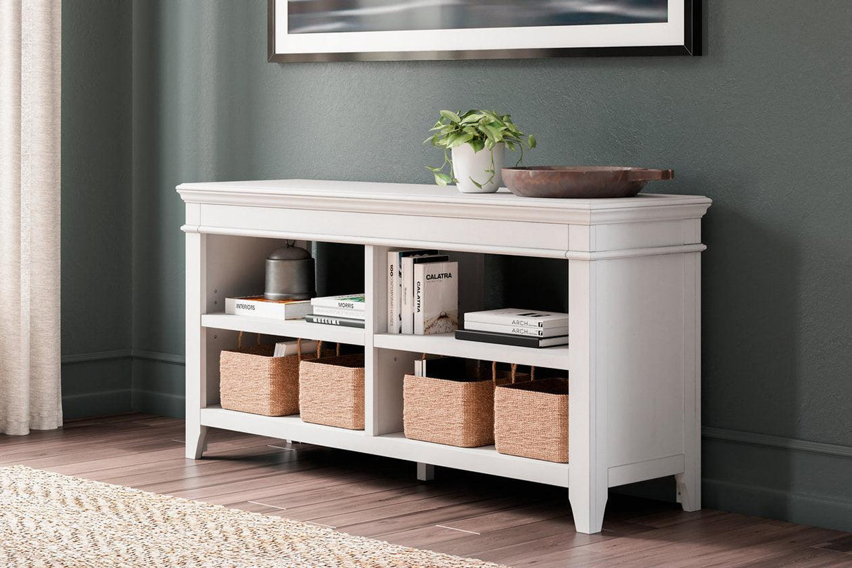 Kanwyn Whitewash Credenza by Ashley at Eve Furniture