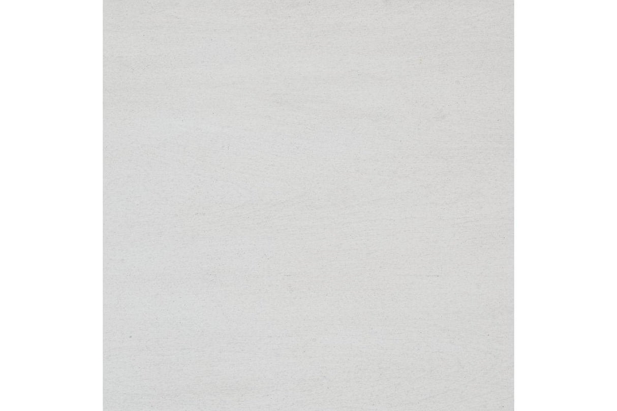 Kanwyn Whitewash Upholstered Ottoman Coffee Table by Ashley at Eve Furniture