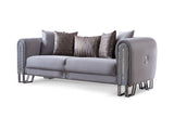 Kapadokya 3-pieces (Sofa & Loveseat & Chair) Livingroom Set in Grey by Furnia at Eve Furniture