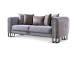 Kapadokya Grey Stationary Loveseat by Furnia at Eve Furniture