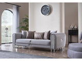 Kapadokya Grey Stationary Sofa by Furnia at Eve Furniture