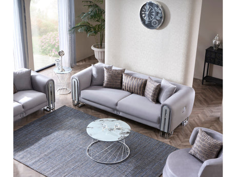 Kapadokya Grey Stationary Sofa by Furnia at Eve Furniture