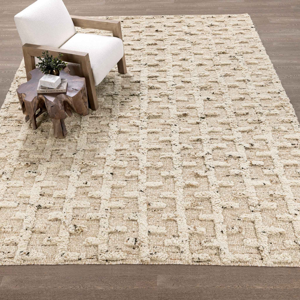Kapala Ivory/Natural Rug by Classic Home at Eve Furniture