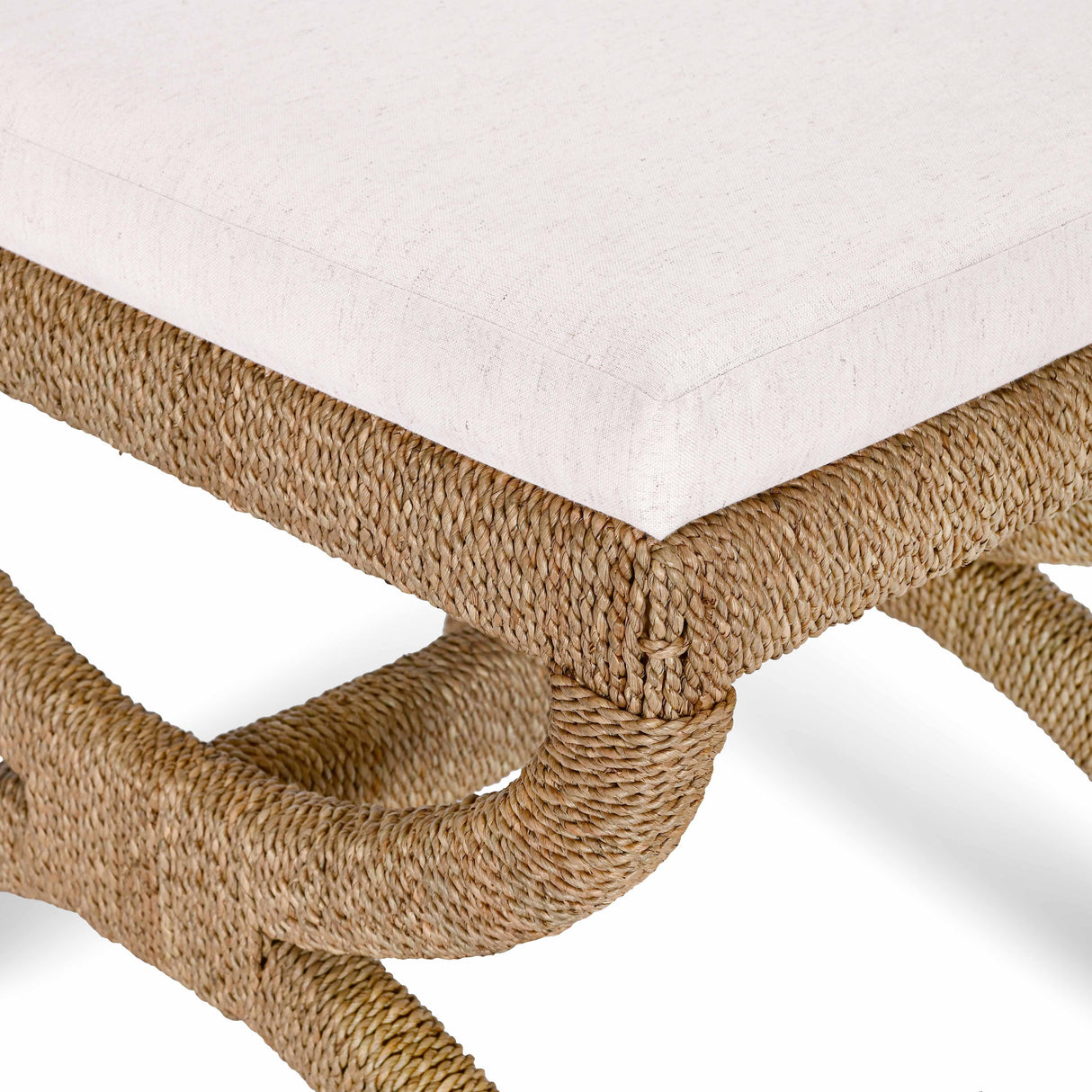 Kappa Natural Rattan Stool by TOV Furniture at Eve Furniture