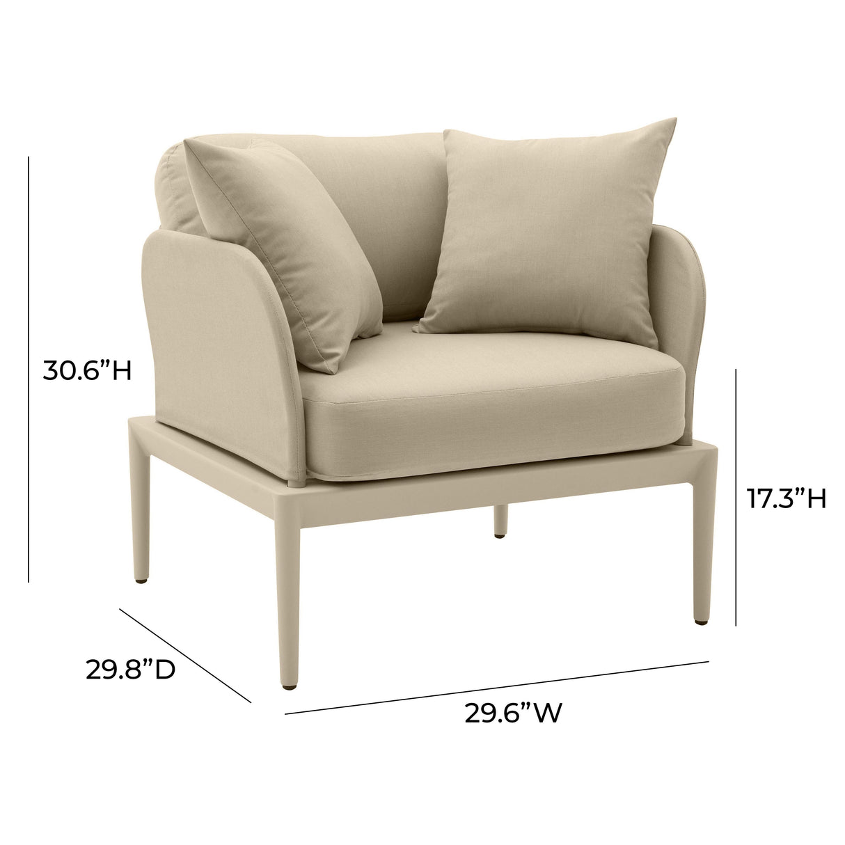 Kapri Outdoor Armchair by TOV Furniture at Eve Furniture