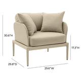 Kapri Outdoor Armchair by TOV Furniture at Eve Furniture