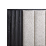 Kara Black Queen Panel Bed by Crown Mark at Eve Furniture