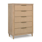 Kara Cerused Natural Chest by Crown Mark at Eve Furniture