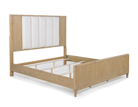Kara Cerused Natural Bedroom Set by Crown Mark at Eve Furniture