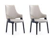 Kara Dining Arm Chair in Light Grey (set of 2) by Manhattan Comfort at Eve Furniture