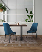 Kara Dining Side Chair in Blue (set of 2) by Manhattan Comfort at Eve Furniture
