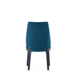 Kara Dining Side Chair in Blue (set of 4) by Manhattan Comfort at Eve Furniture