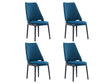 Kara Dining Side Chair in Blue (set of 4) by Manhattan Comfort at Eve Furniture