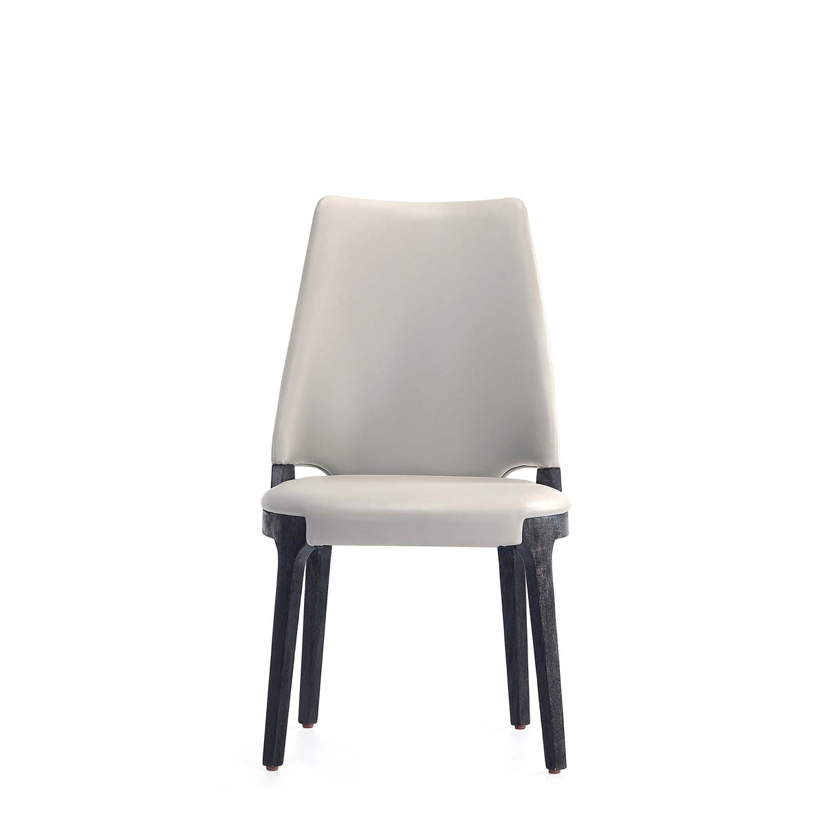 Kara Dining Side Chair in Light Grey (set of 2) by Manhattan Comfort at Eve Furniture