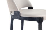 Kara Dining Side Chair in Light Grey (set of 2) by Manhattan Comfort at Eve Furniture