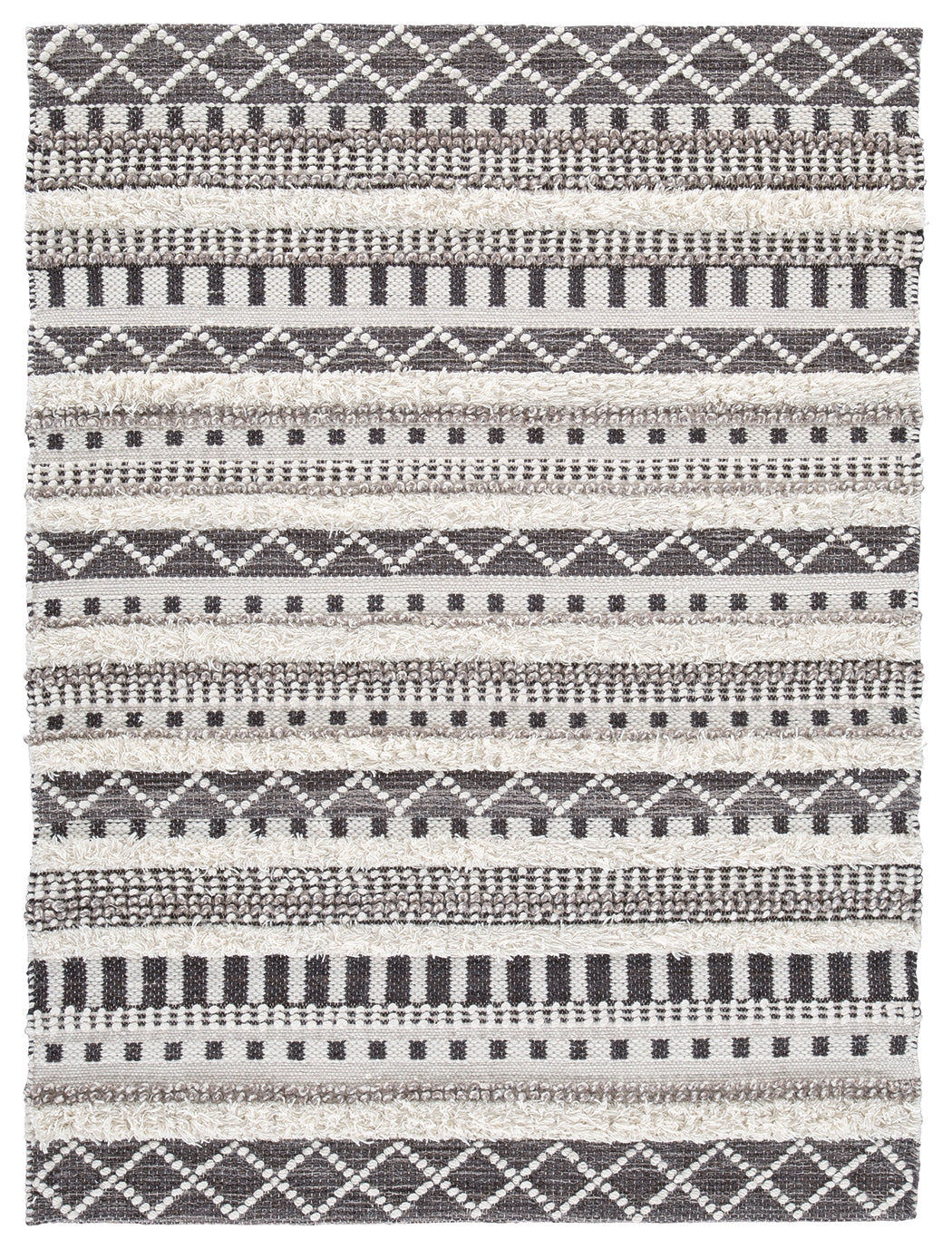 Karalee Ivory/Brown 8' x 10' Rug by Ashley at Eve Furniture