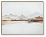Karalen White/Gray/Brown Wall Art by Ashley at Eve Furniture