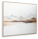 Karalen White/Gray/Brown Wall Art by Ashley at Eve Furniture