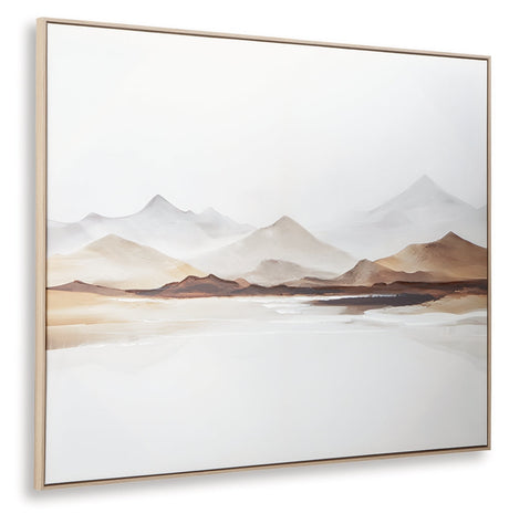 Karalen White/Gray/Brown Wall Art by Ashley at Eve Furniture