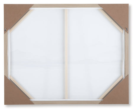 Karalen White/Gray/Brown Wall Art by Ashley at Eve Furniture