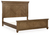 Karallin Medium Brown Panel Bedroom Set by Ashley at Eve Furniture