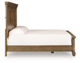 Karallin Medium Brown Panel Bedroom Set by Ashley at Eve Furniture