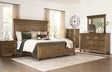 Karallin Medium Brown Panel Bedroom Set by Ashley at Eve Furniture