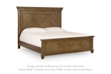 Karallin Medium Brown Queen Panel Bed by Ashley at Eve Furniture