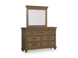 Karallin Medium Brown Storage Panel Bedroom Set by Ashley at Eve Furniture