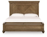 Karallin Medium Brown Storage Panel Bedroom Set by Ashley at Eve Furniture