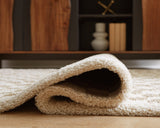 Karamen Taupe/Ivory Large Rug by Ashley at Eve Furniture