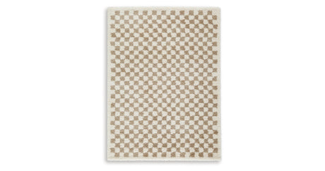 Karamen Taupe/Ivory Medium Rug by Ashley at Eve Furniture