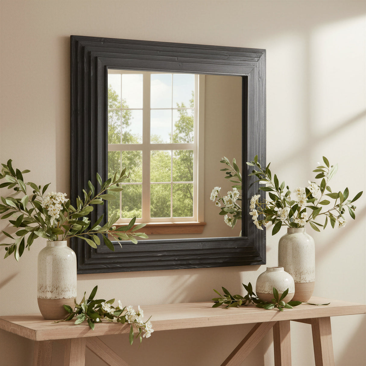 Kare Black Mirror by Zuomod at Eve Furniture