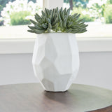 Karenton White Vase by ASHLEY FURNITURE at Eve Furniture